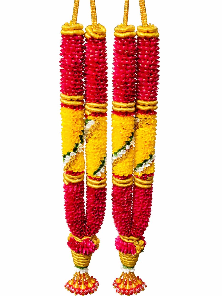 Red & Yellow Rose Garland